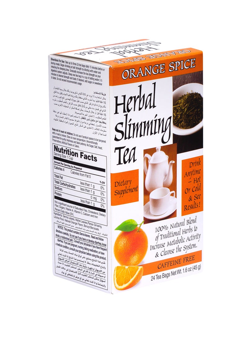 21st Century Herbal Slimming Orange Spice Tea 24 Tea Bags - Image 3